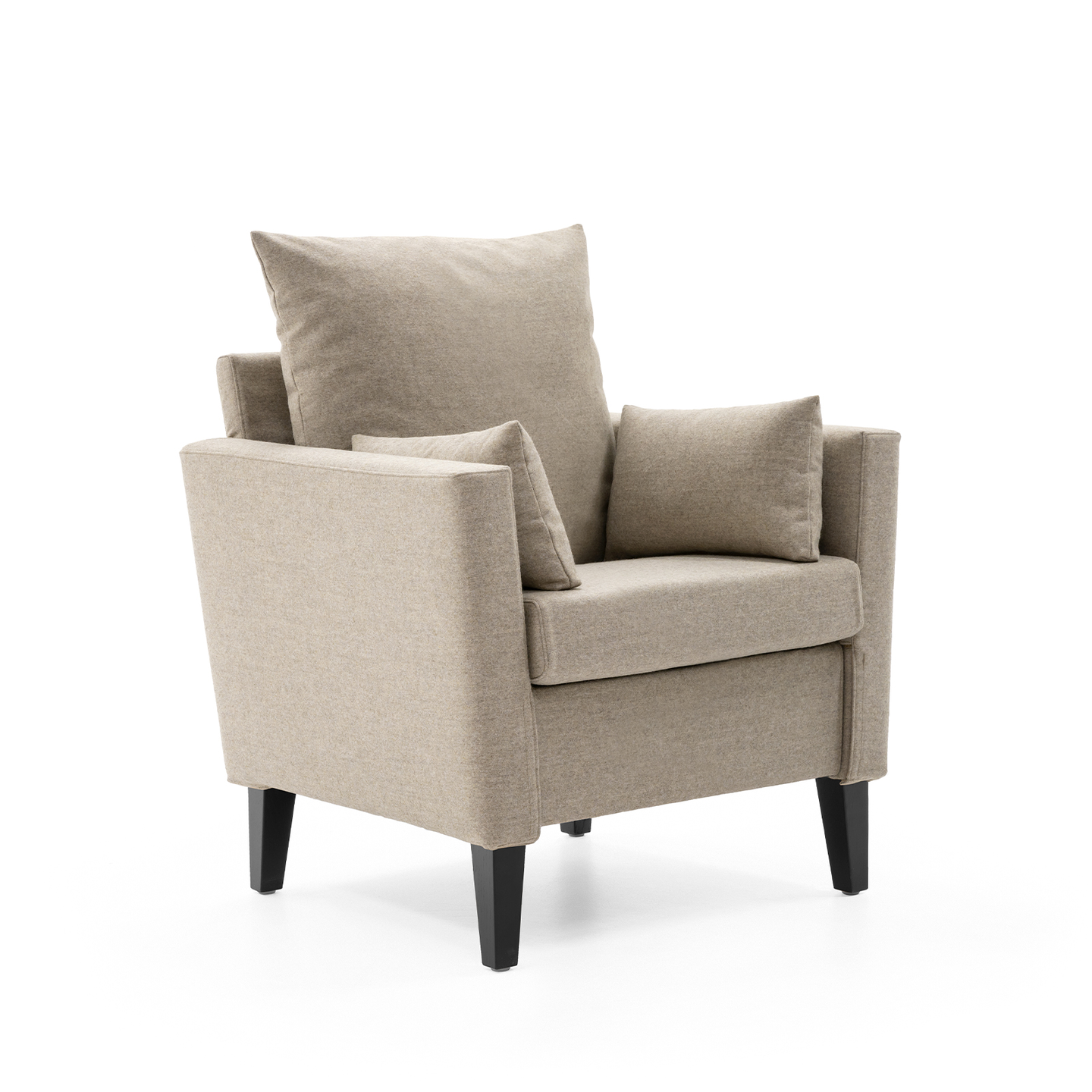 HELLAND Seniorensofa Bubble 1-Sitzer I gepolsterte Armlehnen