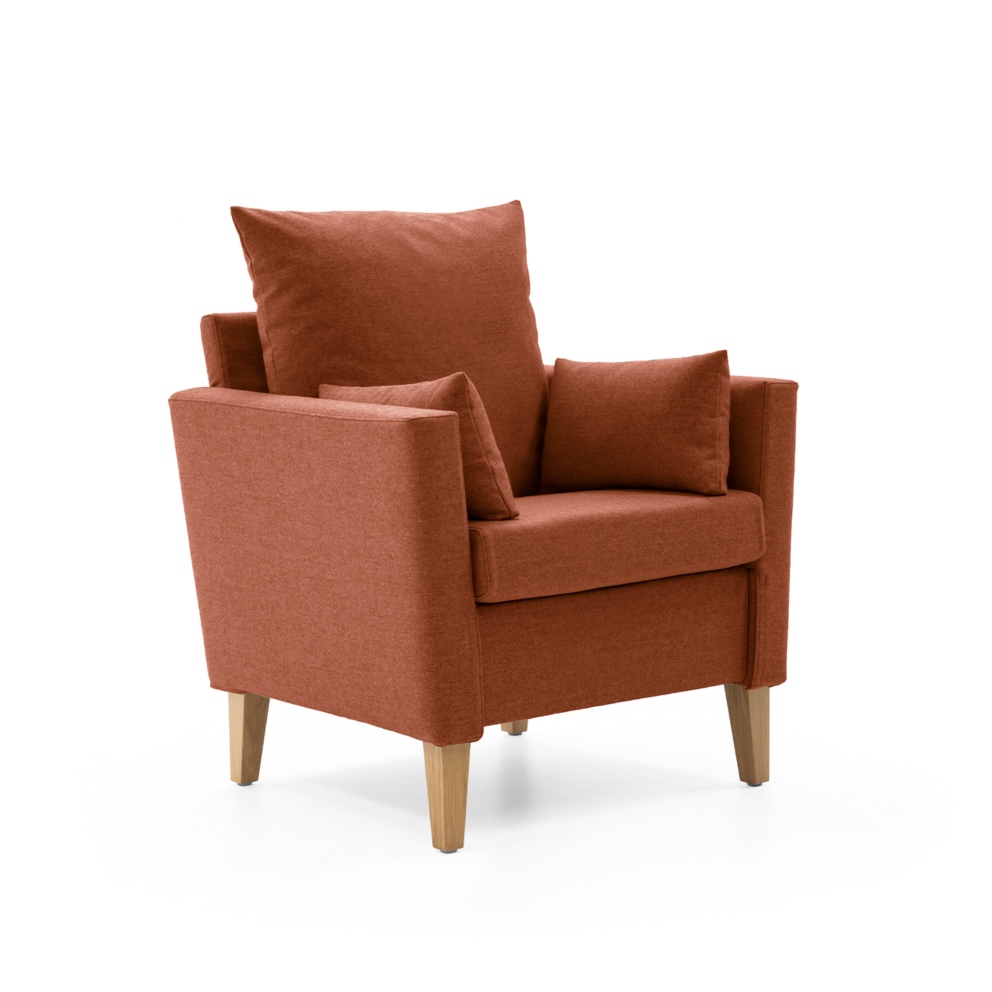 HELLAND Seniorensofa Bubble 1-Sitzer I gepolsterte Armlehnen