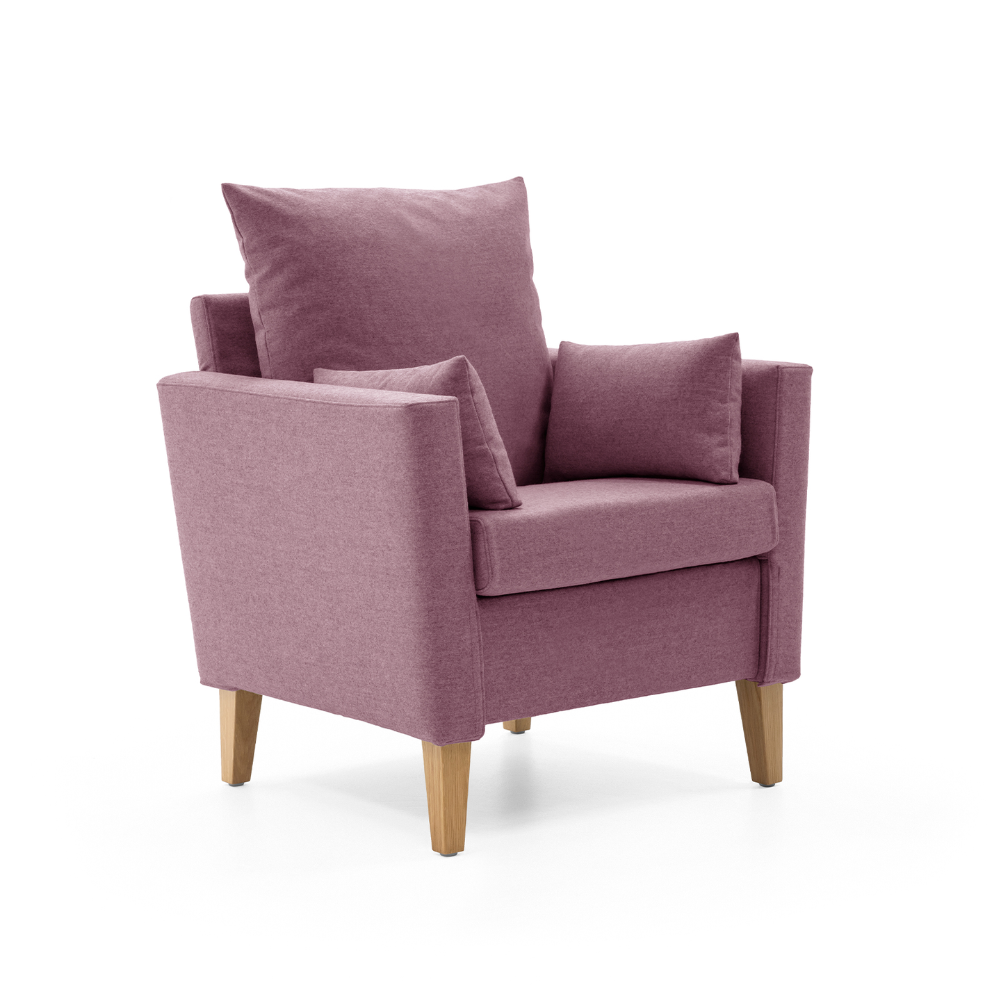 HELLAND Seniorensofa Bubble 1-Sitzer I gepolsterte Armlehnen