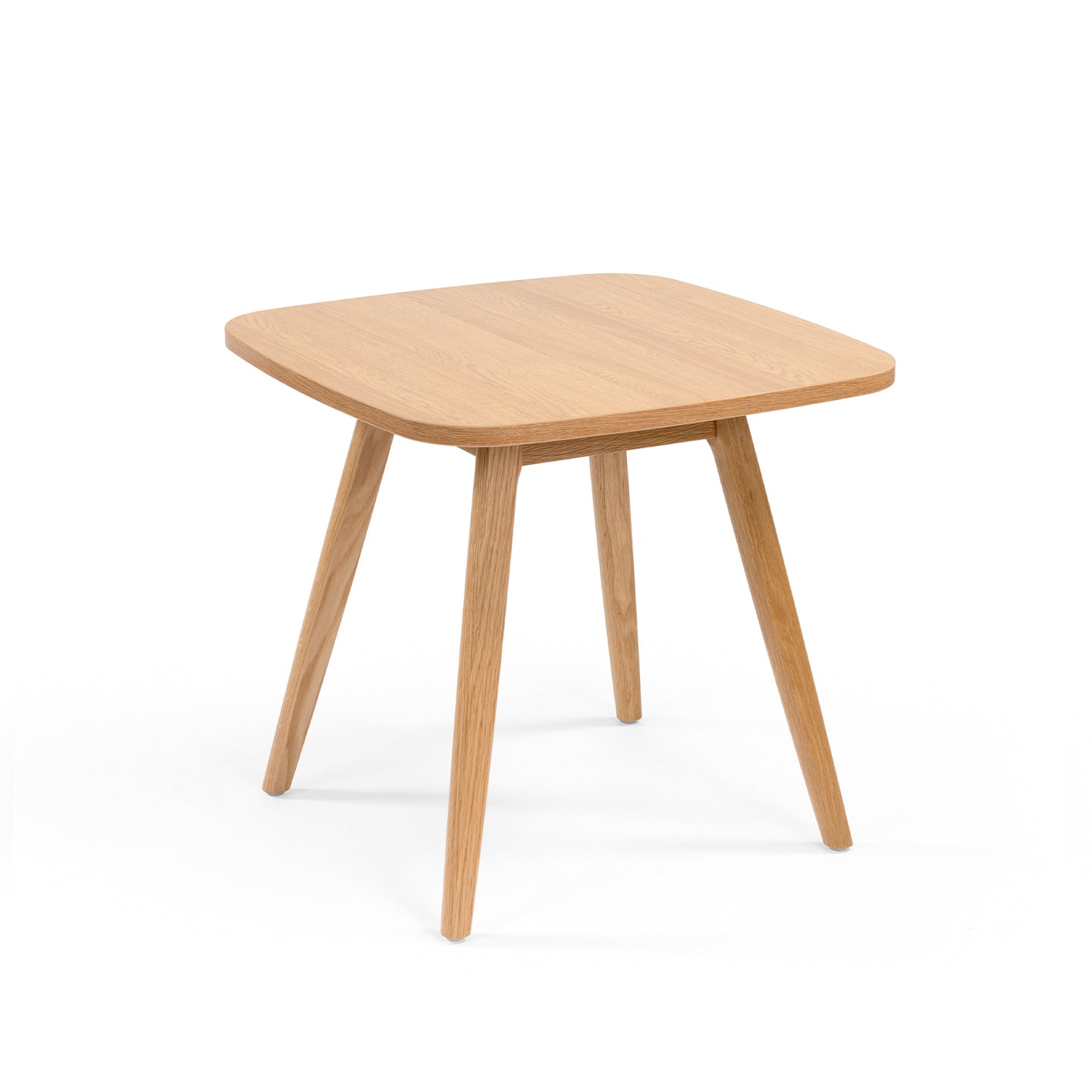 Pan Couchtisch 65x65, mit abgerundeten Ecken