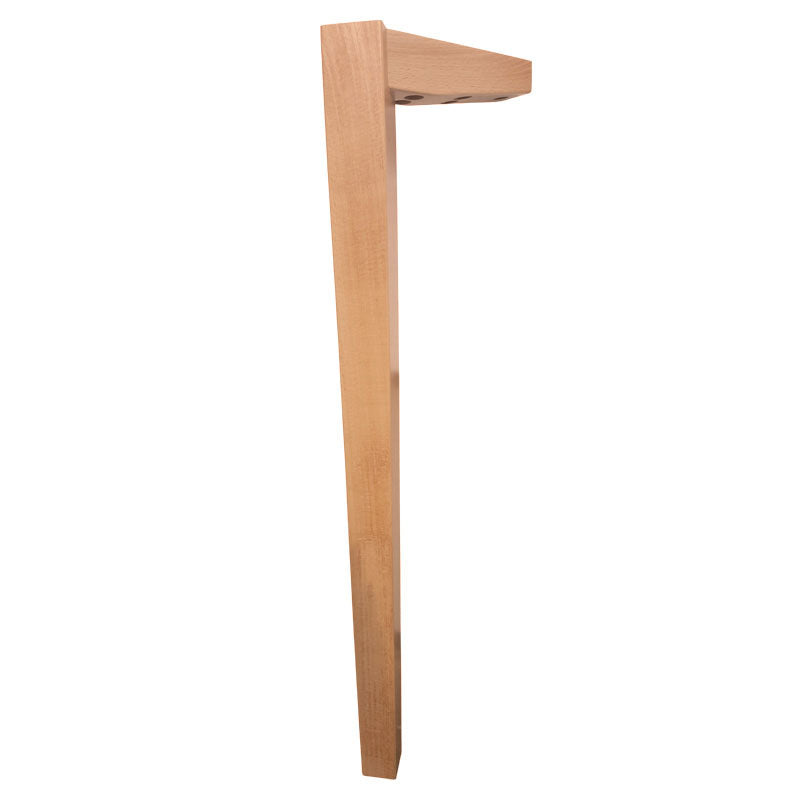 4 Stück Konsolentischfuß Buche massiv, 73,5cm Höhe