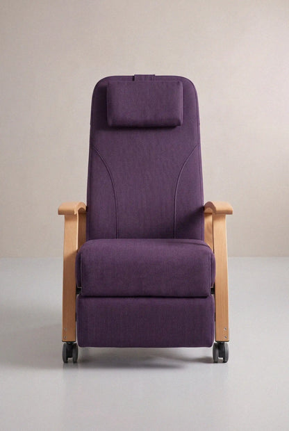 Pflegesessel, Transportsessel mit Rollen CARE-LM, Liegesessel