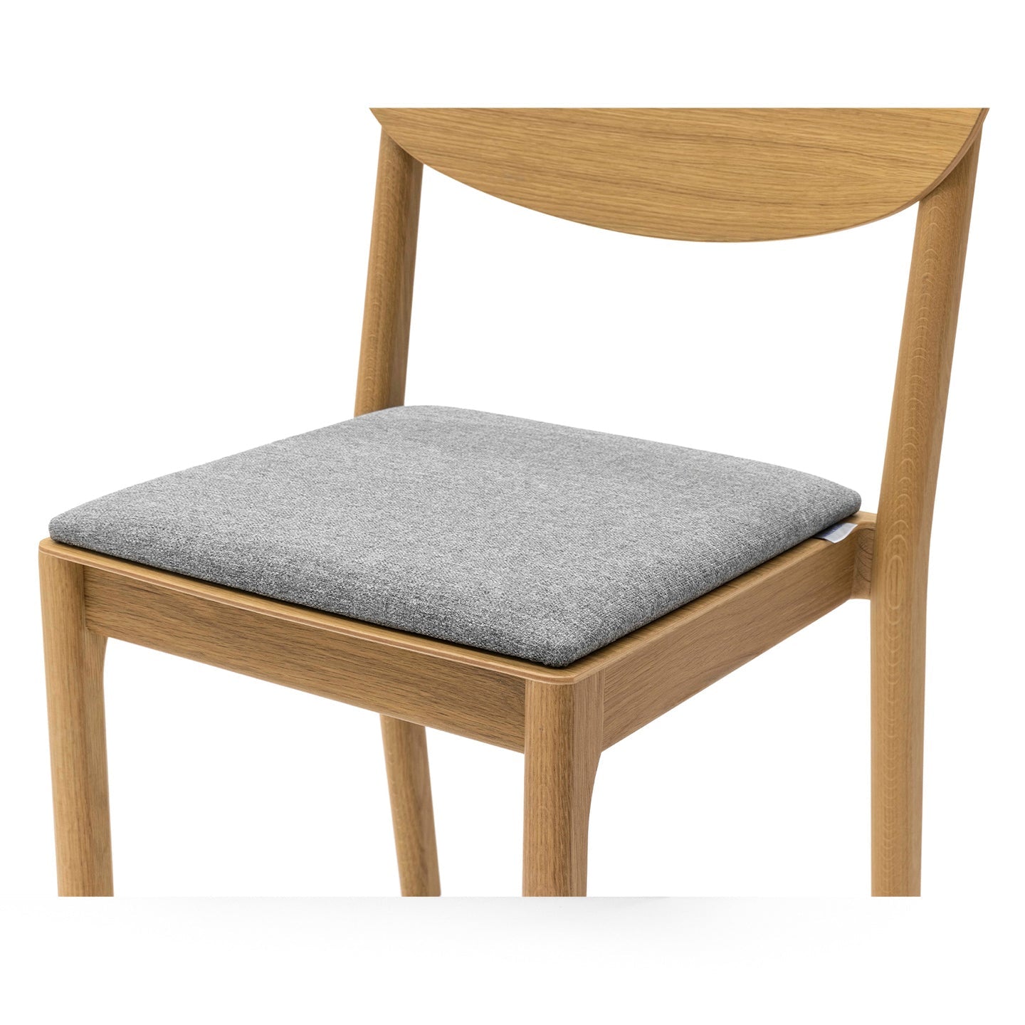 Svea Stapelstuhl mit gepolstertem Sitz, mit Armlehnen