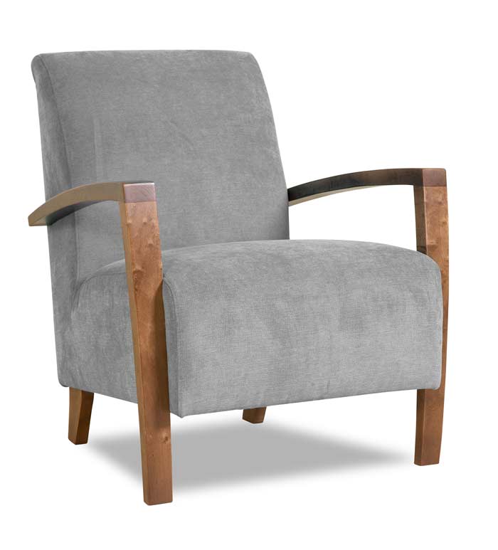 Trendiger Sessel mit Armlehnen aus Holz BEN