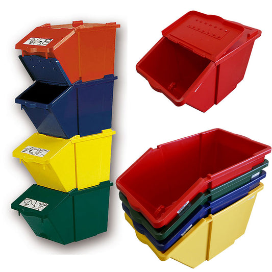 Sichtlagerbox, Aufbewahrungsbox, Sichtlagerkasten, Abfallbehälter, Lagerbehälter