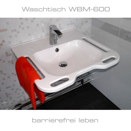 Waschtisch WBM-600 (WBM-602), Waschbecken, barrierefreies wohnen