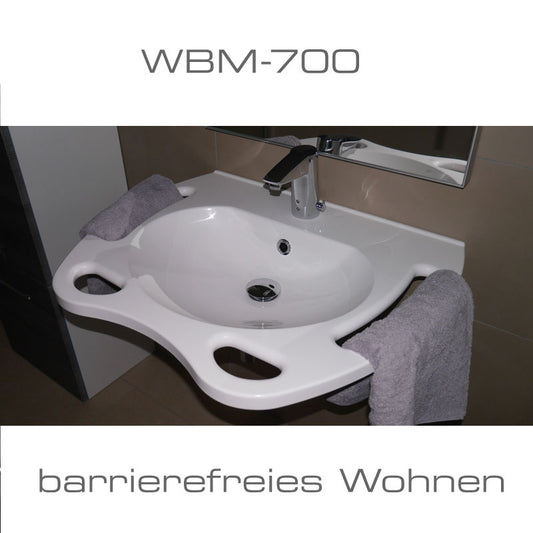 Waschtisch WBM-700, Waschbecken, barrierefreies Wohnen