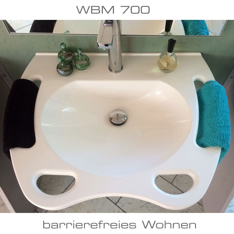 Waschtisch WBM-700, Waschbecken, barrierefreies Wohnen