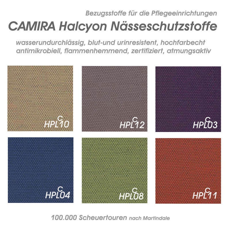 Relaxsessel mit Rollen, Transportsessel, Seniorensessel mit Rollen, SONORA mobil